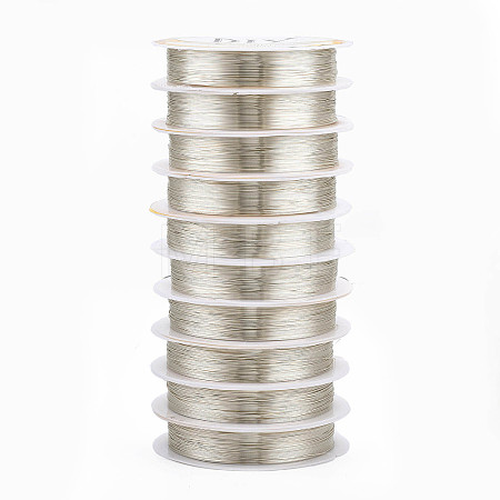 Round Copper Jewelry Wire CWIR-Q006-0.3mm-S-1