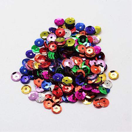 Plastic Paillette Beads PVC-A001-10mm-M-1