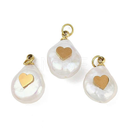 Natural Keshi Pearl Pendants LS-STAS-Z136-01G-04-1