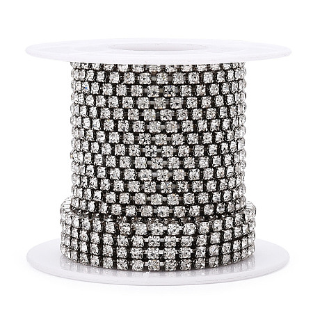 Iron Rhinestone Strass Chains CH-T004-01P-1