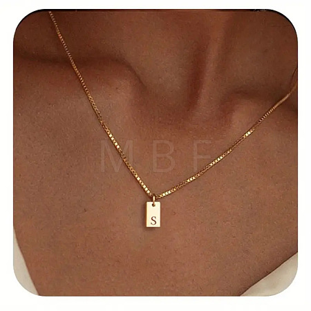 304 Stainless Steel Box Chain Necklaces FS-WG1FEB4-28-1