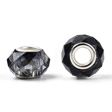 Transparent Resin European Beads RPDL-T003-08A-1