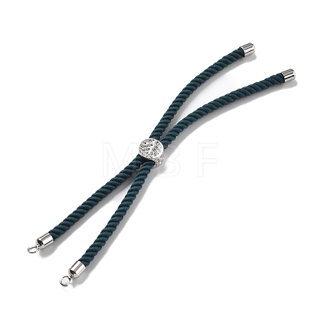 Twisted Nylon Cord Silder Bracelets DIY-B066-03P-30-1