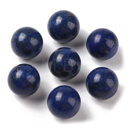 Natural Lapis Lazuli No Hole Sphere Beads G-K353-04B-10-1