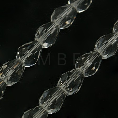 Glass Beads Strands EGLA-E010-8x12mm-09-1