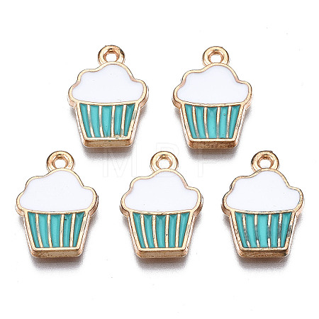 Alloy Enamel Pendants ENAM-S121-127E-1
