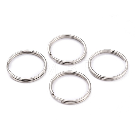 Non-Tarnish 304 Stainless Steel Split Key Rings LS-STAS-H153-02P-1