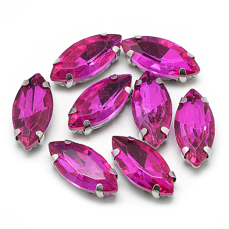Sew on Rhinestone RGLA-T034-4x15mm-10-1