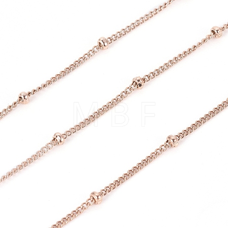 Ion Plating(IP) 304 Stainless Steel Curb Chains CHS-I003-A01-A-RG-1