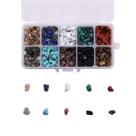 Natural & Synthetic Mixed Gemstone Beads G-CJ0001-27-1