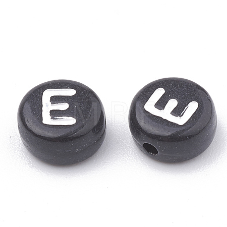 Opaque Acrylic Beads X-SACR-N002-02E-1