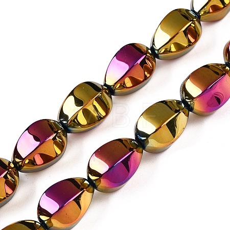 Electroplate Glass Beads Strands EGLA-T028-01K-1