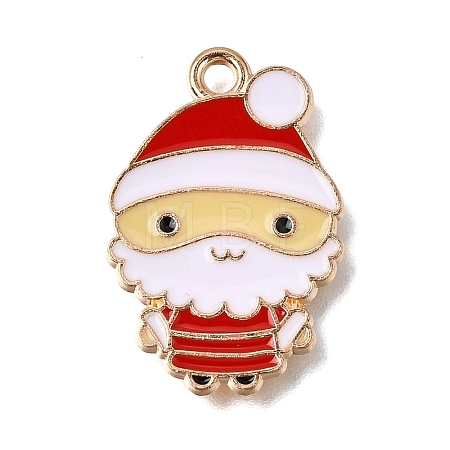Alloy with Red Enamel Pendants AL-CBA9E11-04KCG-03-1