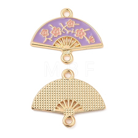 Alloy Enamel Connector Charms FIND-C037-05B-G-1