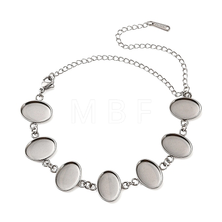Non-Tarnish 304 Stainless Steel Bracelet Making SA-CBAFBB7-01P-B-1