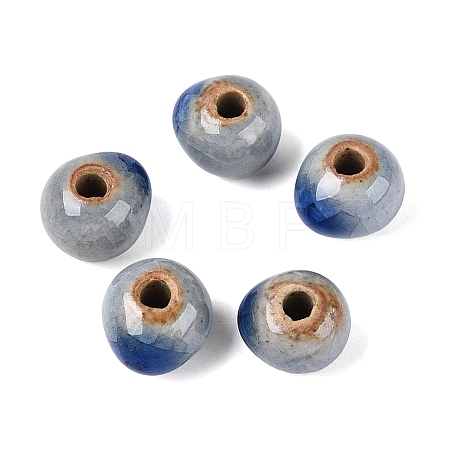 Handmade Crackle Vintage Porcelain Beads PORC-N013-03-1