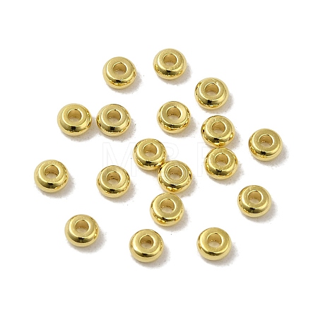 Rack Plating Brass Spacer Beads KK-P246-04G-1