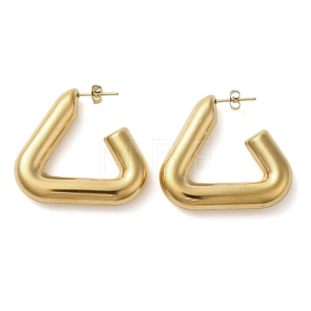 304 Stainless Steel Stud Earrings for Women LS-EJEW-U019-01G-03-1