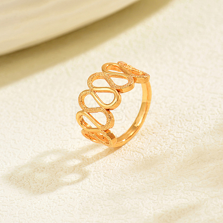 Hollow Brass Finger Rings for Women ZI1183-3-1