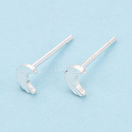 925 Sterling Silver Stud Earrings STER-N017-12C-S-1