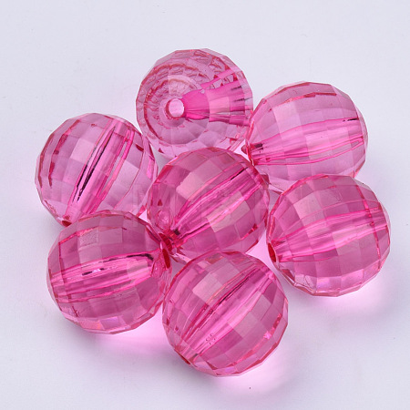 Transparent Acrylic Beads TACR-Q254-22mm-V08-1