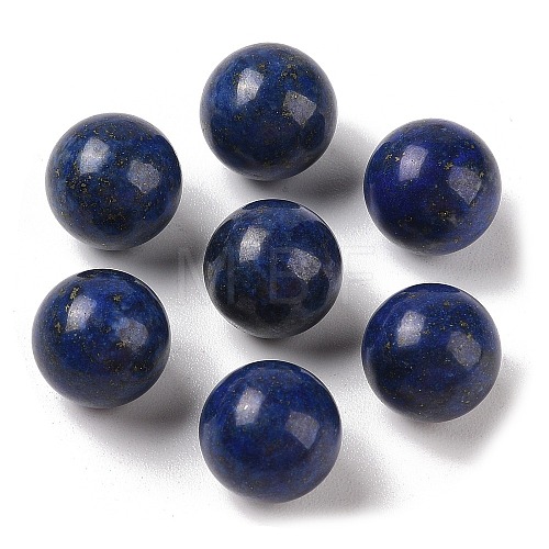 Natural Lapis Lazuli No Hole Sphere Beads G-K353-04B-10-1