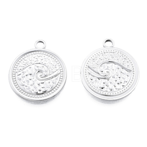 Non-Tarnish 201 Stainless Steel Pendants STAS-N098-248P-1