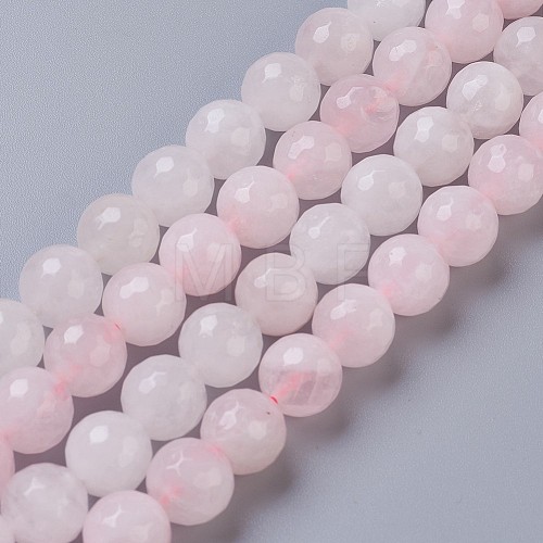 Natural Rose Quartz Beads Strands G-C065-10mm-3-1