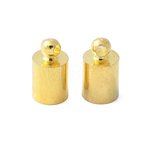 Brass Cord Tips KK-H579-G-1