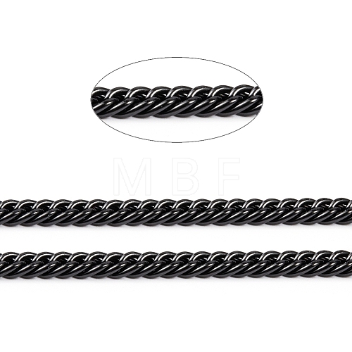 304 Stainless Steel Cuban Link Chains STAS-N0013-21B-1