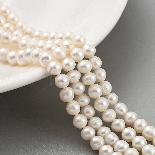 Natural Cultured Freshwater Pearl Beads Strands PEAR-C003-17A-1