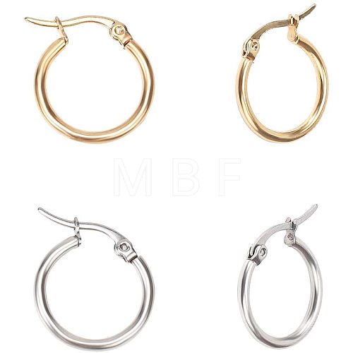 304 Stainless Steel Hoop Earrings STAS-PH0019-03-1