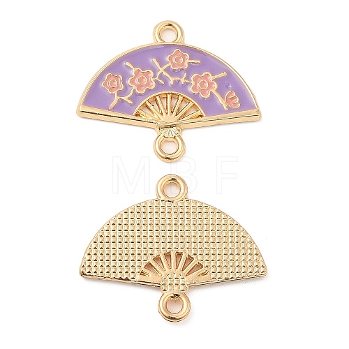 Alloy Enamel Connector Charms FIND-C037-05B-G-1