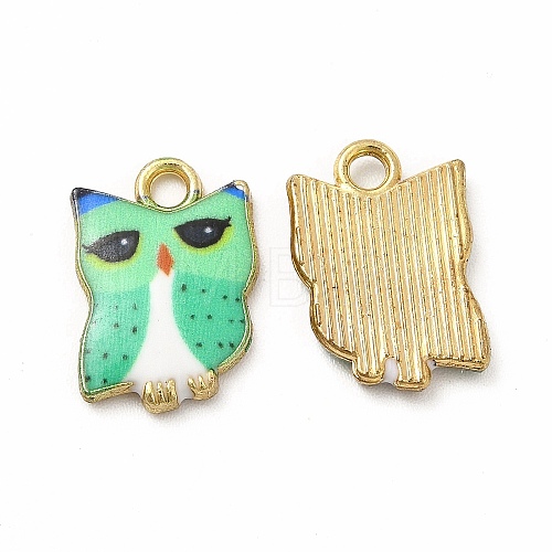 Printed Alloy Pendants PALLOY-H127-02G-04-1