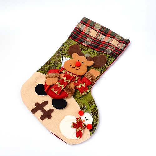Christmas Socks Gift Bags HJEW-SZC0003-01B-1
