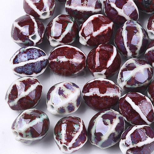 Handmade Porcelain Beads PORC-S498-47H-1