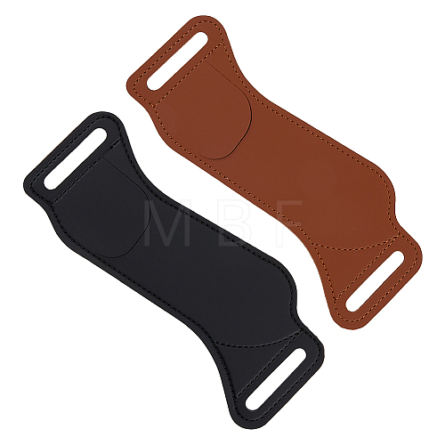 2Pcs 2 Colors Imitation Leather Folding Knife Protective Case FIND-HY0003-08-1
