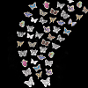 2 Bags 2 Styles Butterfly PET Self Adhesive Laser Stickers Sets STIC-CA0001-02-1