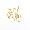 Alloy Cabochons MRMJ-WH0062-28G-1
