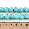Baking Paint Glass Beads Strands DGLA-N010-10mm-03-4