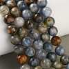 Natural Kyanite Beads Strands G-H361-A01-8mm-1