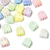 20Pcs UV Plating Acrylic Beads OACR-YW0005-01-1