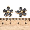 304 Stainless Steel Micro Pave Cubic Zirconia Pendants STAS-I352-07G-A02-4