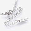 304 Stainless Steel Tiered Necklaces NJEW-I218-10P-2