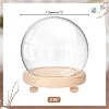   1Pc Glass Dome Cover DJEW-PH0001-40-2