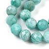 Natural Amazonite Beads Strands G-S345-8mm-25-4