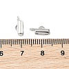 SHEGRACE Brass Slide On End Clasp Tubes XGRQ1R087-355P-3
