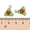 Christmas Theme Opaque Resin Pendants RESI-S08-02N-3