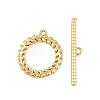 Brass Toggle Clasps KK-G548-34A-G-2