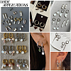 12 Pairs 202 Stainless Steel Huggie Hoop Earrings EJEW-SC0002-02-6